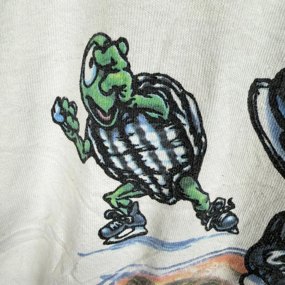 Liquid Blue Grateful Dead Steal Your Faceoff Hockey Tie Dye T Shirt M Vintage